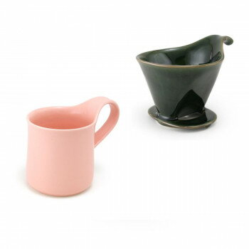 ZERO JAPAN(ゼロジャパン) ドリッパー＆カフェマグセット ドリッパートレイ付 DMZ-16 AGN/PI