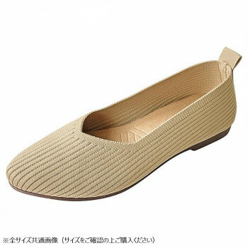 ニットパンプス　LLサイズ(25〜25.5cm)