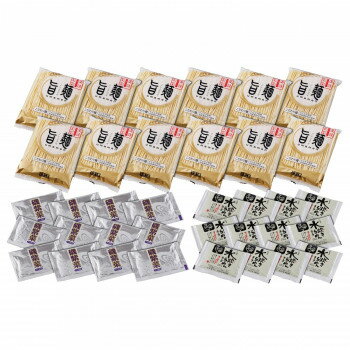 【代引き・同梱不可】 「旨麺」博多水炊きラーメンセット(磯紫菜付) 12食セット FM-12i