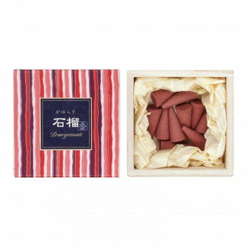 日本香堂 かゆらぎ 石榴 コーン12個入 香立付 38416