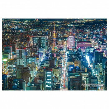 300Pジグソー 日本の都市14 愛知県名古屋市「中区栄方面夜景」　300-332