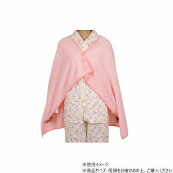 神戸生絲 コベス フリース マルチひざかけ約120×70cm No.98 ピーチ