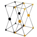 【同梱不可】 山研工業 ダストスタンド 70L ブラック(3)