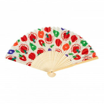 はらぺこあおむし　和雑貨　扇子　フルーツ　CKEC0015-2