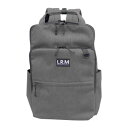 L.R.M 10ポケット スクエア3層リュック CMK19-0541 グレー|詳細画像