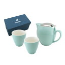 ZERO JAPAN ユニバーサルティーポット4人用+ティーカップトール×2 ZG-004 AM・アクアミスト(3)