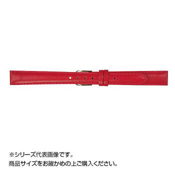 MIMOSA(ミモザ) 時計バンド ベビーカーフKC 12mm レッド (美錠:金) CKC-R12(2)