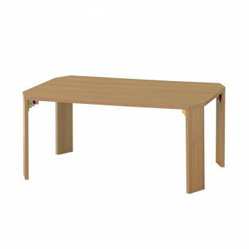 優しい色合いで、くすみのあるマットな質感が特徴の木目調の折りたたみテーブルです。木目調の天板とマットスチールの円柱脚はシンプルで柔らかい印象の空間やシーンに合わせて使えます。天板高は床に座ってでも、ソファー前ででも使いやすい約34cmでなめらかな天板は汚れてもふき取りやすく清潔を保てます。※出来る限り実物に近いお色にて画像を掲載しておりますが、PCモニターなどの環境等のちがいにより若干異なる場合がございます。※サイズの誤差は多少生じることがあります。※こちらの商品は完成商品となっております。※木目や節の柄には個体差がございます。サイズ約幅75×奥行50×高さ34cm個装サイズ：82×55×9cm重量約6kg個装重量：6500g素材・材質合成樹脂化粧繊維板(メラミン樹脂)・金属(鋼)仕様塗装:ポリウレタン樹脂・粉体塗装脚裏フェルト付き天板(裏表):木目柄生産国中国メーカーより直送の為運送会社は指定できません※複数個ご購入の場合、別途送料が発生する場合がございます。※ラッピング・のし未対応です※送り先が北海道・沖縄・離島への配送は、追加送料をご請求となる可能性がございます。　その場合は当店にて注文確認後、別途追加送料のご連絡をさせていただきます。※在庫切れの場合、ご注文をキャンセルとさせて頂く場合がございます。　予めご了承ください。fk094igrjs