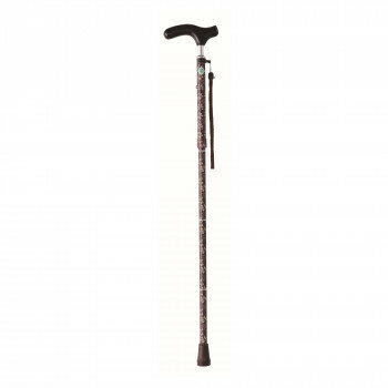 ウィズワン 折りたたみアルミステッキEAS リーフブラウン EAS-LBR