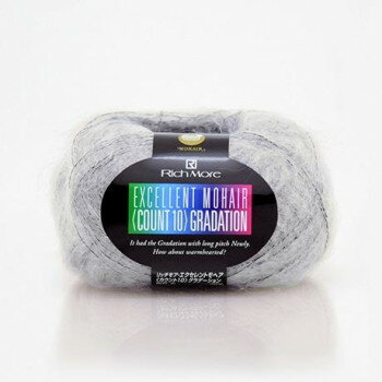 ハマナカ リッチモア エクセレントモヘア カウント10グラデーション No.143 3249143