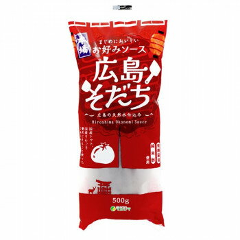【代引き・同梱不可】 マルシマ お好みソース 広島そだち 500g×3本 1655