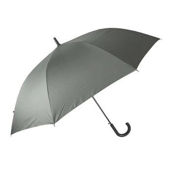 アテイン 傘 紳士・晴雨兼用 ラージサイズ無地70cm　グレー 6730