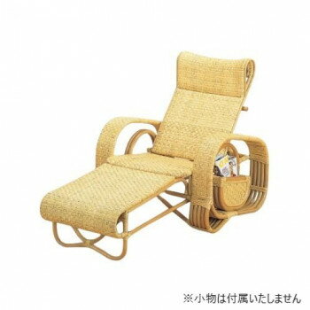 【代引き・同梱不可】 今枝商店　Romantic Rattan　籐デラックス　三つ折寝椅子　A107