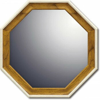 ユーパワー ナチュラル 八角ミラー Mサイズ ナチュラル NM-03022