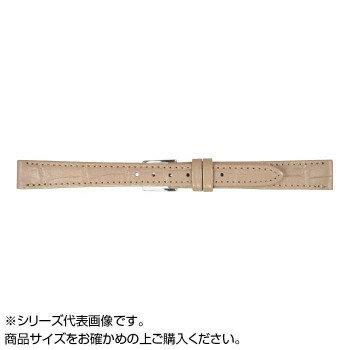 MIMOSA(ミモザ) 時計バンド P型押ワニ 10mm モカ (美錠:銀) CP-M10 MIMOSA(ミモザ) 時計バンド P型押ワニ 10mm モカ (美錠:銀) CP-M10