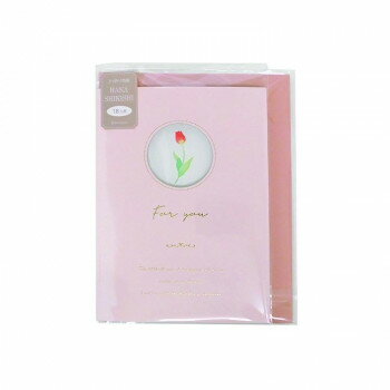 三つ折り色紙 ハナ　チューリップ　62-238