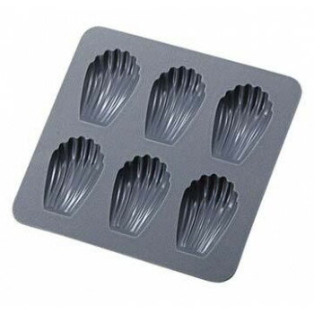 佐藤金属興業　SALUS　ドルチェ　シリコン　マドレーヌ型　6ケ取