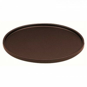 福井クラフト　8寸DX丸盆ブラウンメタ普賢塗弱SL 15811660