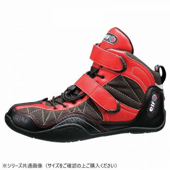 elf エルフ モーターサイクルシューズ EXA-11 レッド 26.0cm 710351