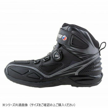 elf エルフ モーターサイクルシューズ S17 ブラック 24.5cm ELS1705245 elf エルフ モーターサイクルシューズ S17 ブラック 24.5cm ELS1705245