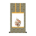 納経集印掛軸 七福神巡礼 31×60cm N3-006