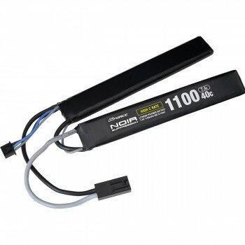 G-FORCE ジーフォース Noir Suppression LiPo 7.4V 1100mAh 40C SOPMOD対応 サドルパック GFG932