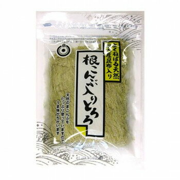 【代引き・同梱不可】 日高食品 根昆布入りとろろ 30g×20袋セット
