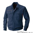 桑和 6113 長袖ブルゾン 3Lサイズ ネイビー(1)(4)
