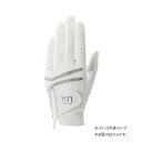 ウイルソン パフォーマンスネオ レディースグローブ 左手用 ホワイト/シルバー 21cm