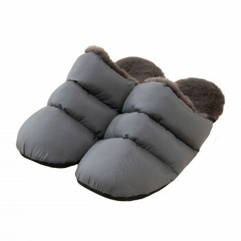 センコー SDS タフタボア ソフト スリッパ LL:約25-27cm グレー 49597