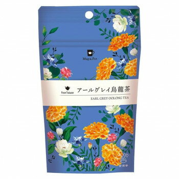 【代引き・同梱不可】 Mug＆Pot　1杯用ティーバッグ　アジアンティー　中国茶 アールグレイ烏龍茶 (2g×6P)　12個セット 697