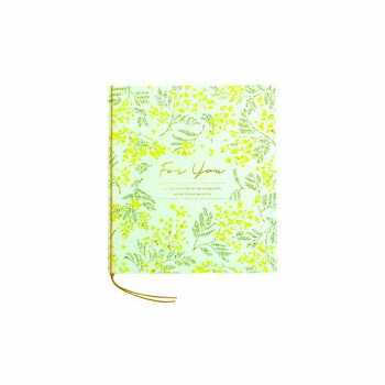 二つ折りミニ色紙 フラワー　ミモザ　62-202