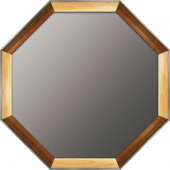 ナチュラルモダン ミラー LLサイズ オクタ ミックス NM-08021