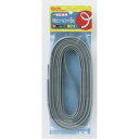 ELPA 平型ビニールコード 6m グレー VFF-6LH(GY)