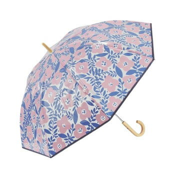【代引き・同梱不可】 kippis(R) パイピングビニール 長傘 60cm Meimi ピンク U160-0921PK1-BI