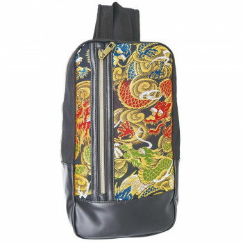 大西賢製販 Ripple 金襴ボディバッグ 金龍 B45-KBB05