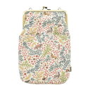Ripple×LIBERTY がま口2WAY ショルダーバッグ 森と動物 オフ GA29-LI001