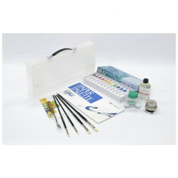 クサカベ 油絵 ストライプクリアボックスセット No.3