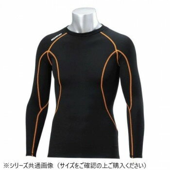 NANKAI テクノライダーHOTBRUSHED BACK ストレッチシャツ SDW-6106 LL ブラック/オレンジ