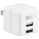 OHM ACアダプター USB電源タップ2ポート MAV-ASU24-W(2)