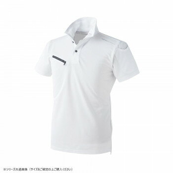 イーブンリバー ドライシールポロシャツ(半袖) ホワイト(06) サイズ:L NX416