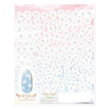 Sha-Nail More 写ネイル ネイルシール nano Palm Tree (White) /ナノ-ヤシの木(ホワイト) MPT-005 Sha-Nail More 写ネイル ネイルシール nano Palm Tree (White) /ナノ-ヤシの木(ホワイト) MPT-005