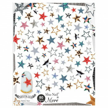 Sha-Nail More 写ネイル ネイルシール Fabric Star/ファブリックスター MFSTR-001 Sha-Nail More 写ネイル ネイルシール Fabric Star/ファブリックスター MFSTR-001