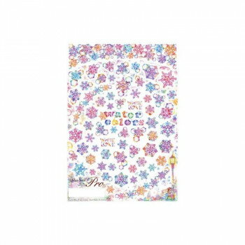 Sha-Nail Pro 写ネイル ネイルシール Water Colors(Snowflakes Colorful) WCSN-005