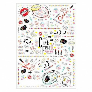 Sha-Nail Pro 写ネイル ネイルシール Chat Freak/チャットフリーク CTFK-001