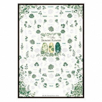Sha-Nail Pro ̥ͥ ͥ륷 Drawing Flower(Green) DFL-001