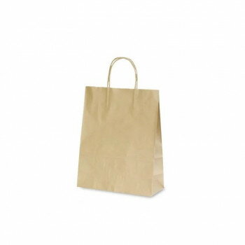 自動紐手提袋 T-X 茶無地 1576 50枚