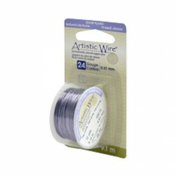 Artistic Wire(アーティスティックワイヤー) ヘマタイト 0.5mm×約9.1m 24
