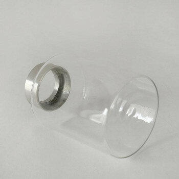志成販売 GLASS ネックキャップ フラワーベース ハルス(S) シルバー 107410SL