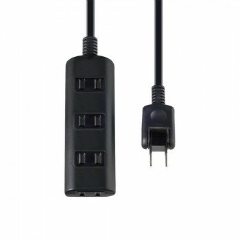 ELPA(エルパ) 扉付タップラン 4個口2m ブラック WBT-N4020B(BK)